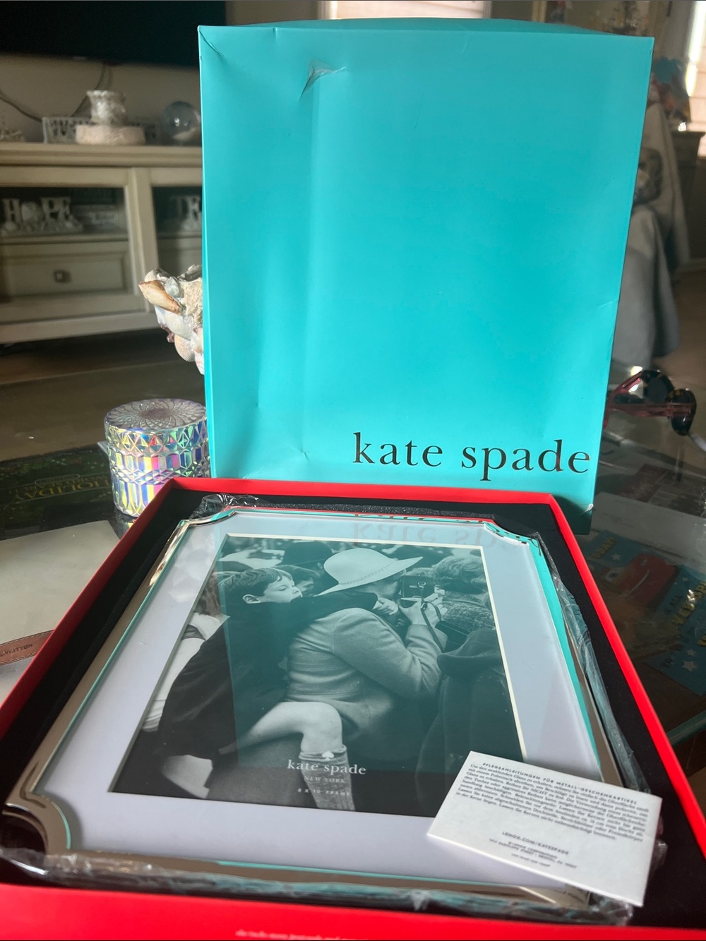KATE SPADE/ LENOX SILVER PLATED FRAME